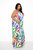 Tropical Voluminous Maxi Dress