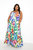 Tropical Voluminous Maxi Dress