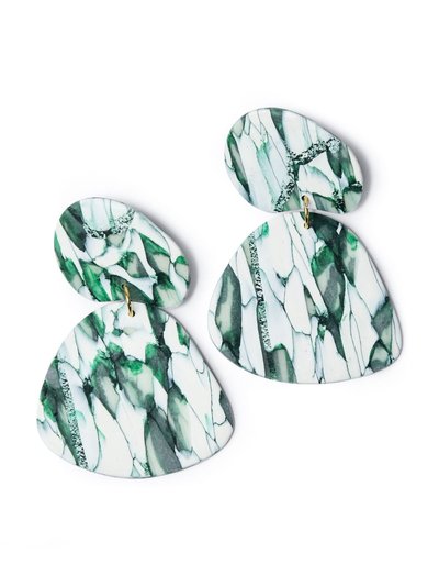 By Chavelli Gaia earrings in Green Marble product
