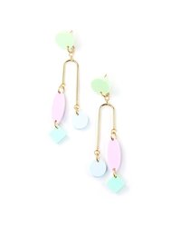 Geometric Mobile Earring - Cool Pastel