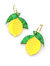 Sicilian Lemon Earrings - Sicilian Lemon