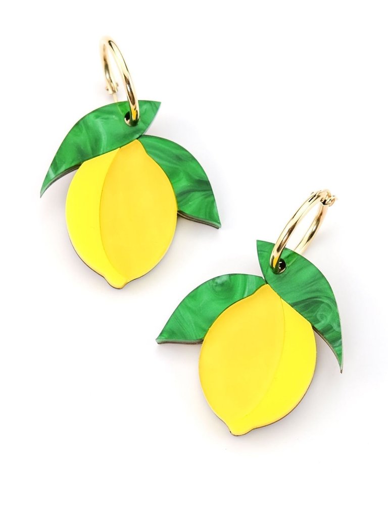 Sicilian Lemon Earrings - Sicilian Lemon