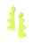 XL Wiggles Earrings - Neon Yellow