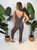 Arleth Sweater Jumpsuit In Chocolate