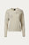 Intarsia-Knit Cotton Sweater In Taupe - Taupe