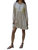 Lilith Patterned Dress In Beige - Beige