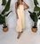 Samara Maxi Dress In Cream - Cream