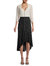 Zip Front 40's Dress In Black/white - Black/white