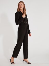 Accepting Long Sleeve Double Breasted Jumpsuit