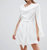 Women Interrupt Tie Belt Mini Dress - White