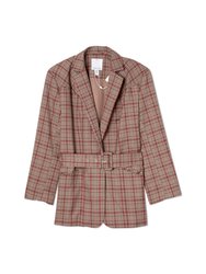 Hybrid Belted Oversized Blazer