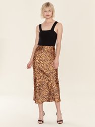 Polarised Midi Drape Skirt