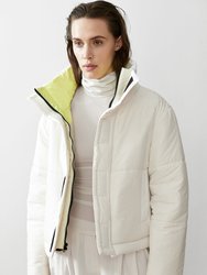 Reversible Cropped Sustainable Down Coat