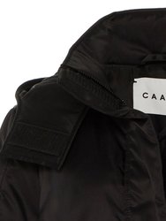 Sustainable Convertible Satin Down Coat