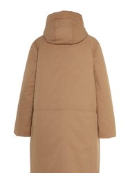 Sustainable Reversible Satin Down Coat