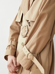 Sustainable Water-Resistant Trench Coat