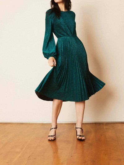 Caballero Beatrice Lurex Dress In Emerald product