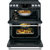 7 Cu. Ft. Matte Black Induction and Convection Double Oven Range