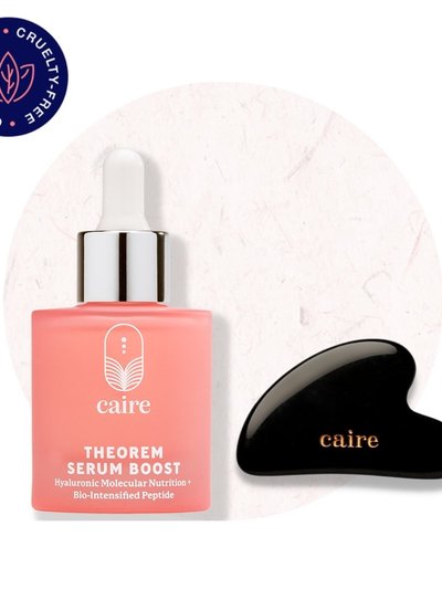 Caire Beauty Facial Boost Gua Sha | Serum (30 Day Supply) & Gua Sha product