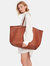 Isai XL Woven Leather Tote 