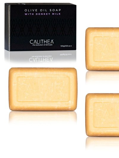Calithea Skincare All Natural Olive Oil Soap - 3-Pack product