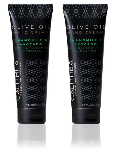 Calithea Skincare Olive Oil Hand Cream - Chamomile & Avocado - Calming & Soothing Hydration - 90mL - 2-Pack product