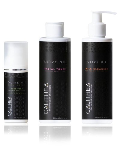 Calithea Skincare Radiant Skin Set | Day Cream + Night Cream + Facial Toner + Milk Cleanser product