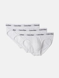 3-Pack Cotton Stretch Brief Underwear - White
