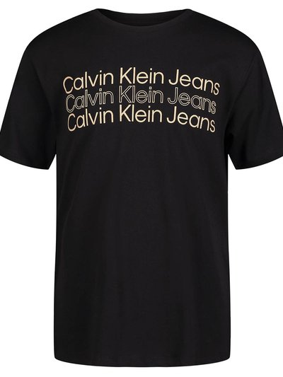 Calvin Klein Boy's Center Stacked Short Sleeve Tee product