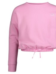 Girl's CKP Logo Sleeve Sweatshirt - Pastel Lavender
