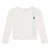 Girl's Vertical CK Long Sleeve Tee - White