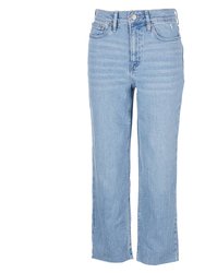 High Rise Straight Crop Jeans - Arlington