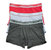 Men's 3 Underwear Comfort Microfiber Trunks - Grey/Red/Green