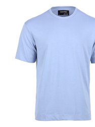 Men's Short Sleeve Boxy CN Tee - Forever Blue