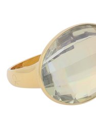Women's Continuity Two Tone Ring - Yellow/Gold