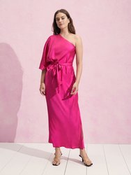 Adela Dress - Shocking Pink