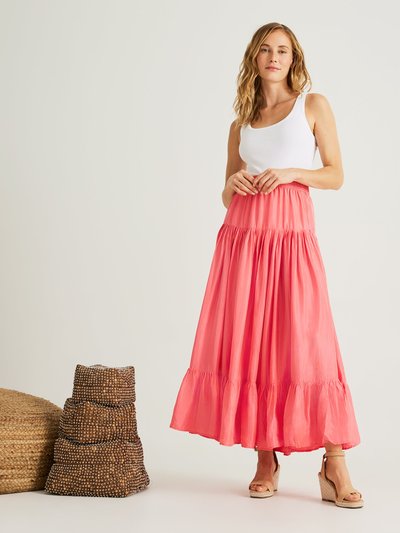 Calypso St. Barth Lourdes Skirt - Coral product
