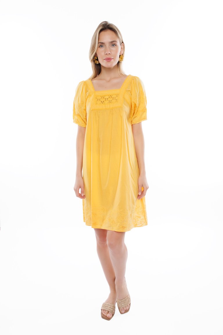 Polly Dress - Yellow