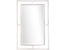 Addisson Casual Rectangle Framed Floating Accent Mirror - Silver