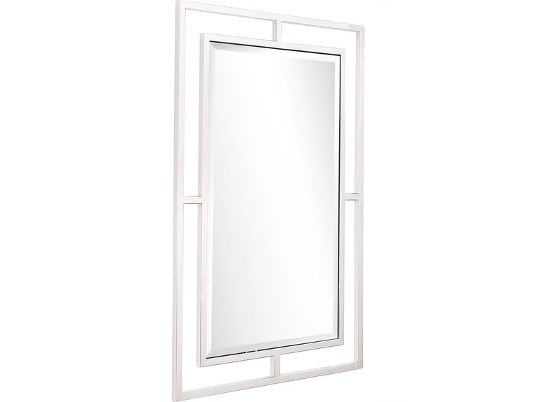 Addisson Casual Rectangle Framed Floating Accent Mirror