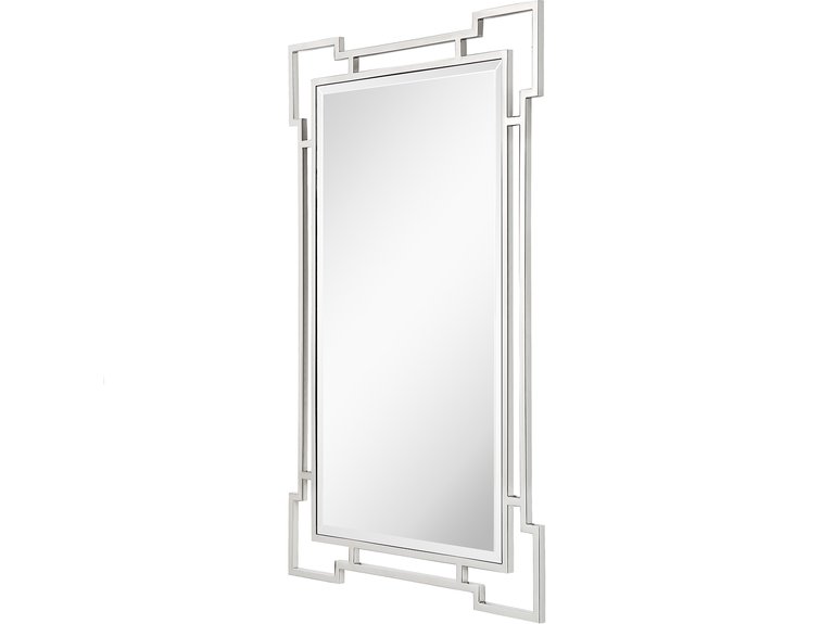 Aldon Casual Rectangle Framed Floating Accent Mirror