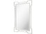 Aldon Casual Rectangle Framed Floating Accent Mirror - Silver