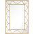 Arielle 30.8 in. x 44 in. Casual Rectangle Framed Classic Accent Mirror - Champagne