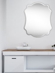 Ashley 23.625 in. x 30 in. Casual Irregular Frameless Classic Accent Mirror