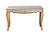 Astrid 47.25 in. Antique Gold Rectangle Glass Console Table