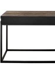 Bailey 47.2 in. Brown Rectangle Glass Console Table