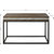 Bailey 47.2 in. Brown Rectangle Glass Console Table