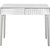 Carla 40 in. Antique Silver Rectangle Glass Console Table - Antique Silver