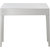 Carla 40 in. Antique Silver Rectangle Glass Console Table