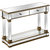 Declan 47.2 in. Champagne Rectangle Glass Console Table